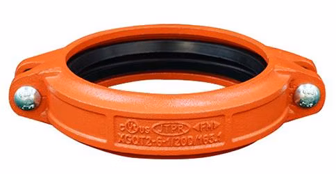 고정식 또는 가요성 커플링/리듀싱 티/기계식 티/엘보우/크로스/플랜지/리듀서/캡/홈이 있는 파이프 피팅 화재 방지용 홈이 있는 커플링 및 피팅