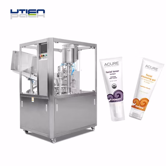 튜브 패키지 충진 씰링 기계의 뷰티 스킨 케어 제품